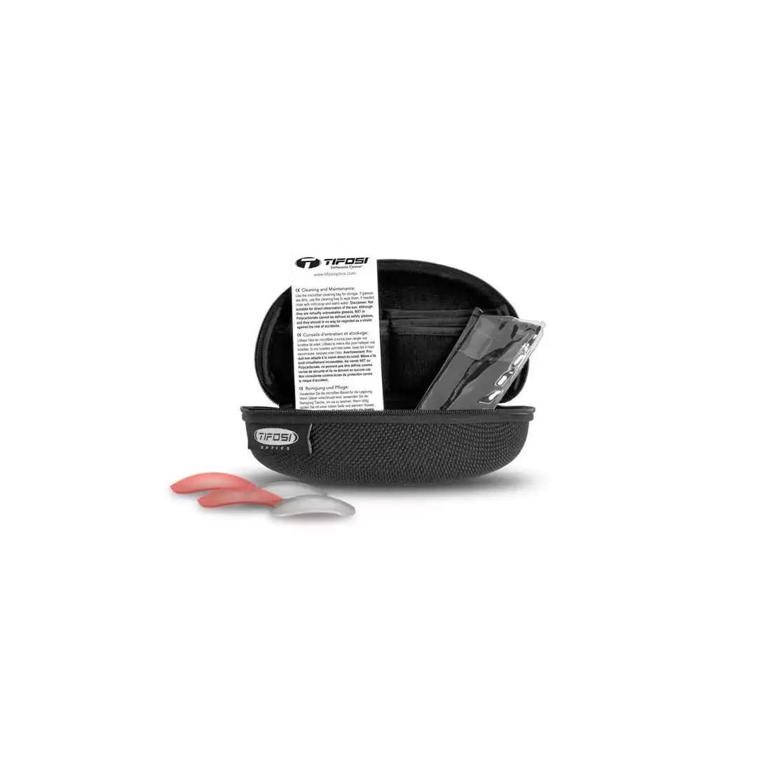 Okulary sportowe z wymiennymi soczewkami TIFOSI DAVOS matte black TFI-1460100101