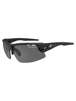 TIFOSI okulary sportowe z wymiennymi szkłami crit matte black (Smoke, AC Red, Clear) TFI-1340100101