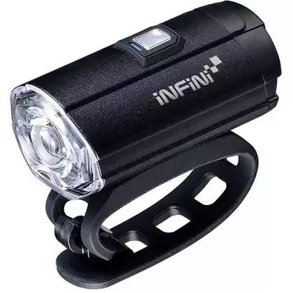 INFINI TRON 300 Black USB przednia lampka rowerowa I-281P-B