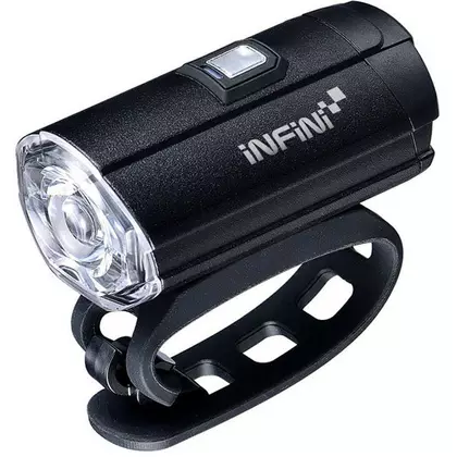 INFINI TRON 300 lumenów Black USB przednia lampka rowerowa I-281P-B