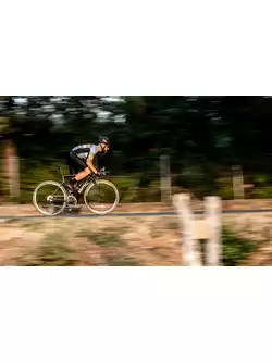 ROGELLI HALO 002.235 męskie spodenki rowerowe na szelce czarne