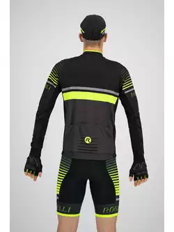 ROGELLI HERO 001.265 męska bluza rowerowa szary-czarny-fluor 