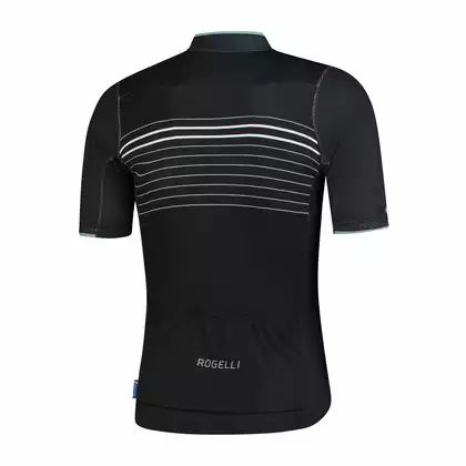 ROGELLI KALON 001.089 męska koszulka rowerowa czarny-biały
