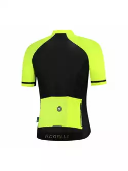 Rogelli Evo 001.093 męska koszulka rowerowa Czarny/Fluor 