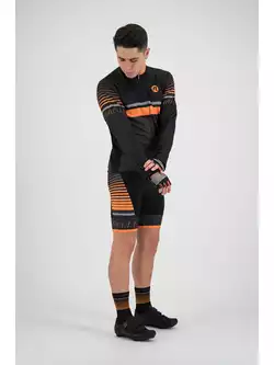 Rogelli HERO 001.268 męska bluza rowerowa Szary/Czarny/Pomarańczowy