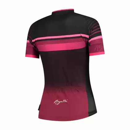 Rogelli Impress 010.161 damska koszulka rowerowa Bordowy/różowy