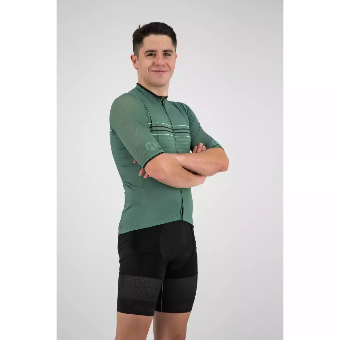 Rogelli Kalon 001.092 męska koszulka rowerowa Zielony 