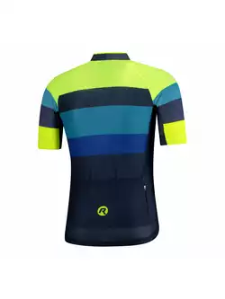Rogelli PEAK 001.326 męska koszulka rowerowa Niebieski/Fluor