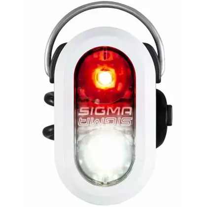 SIGMA lampka rowerowa przednia / tylna MICRO DUO WHITE, SIG-17251