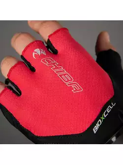 CHIBA rękawiczki rowerowe bioxcell air czerwony 3060820