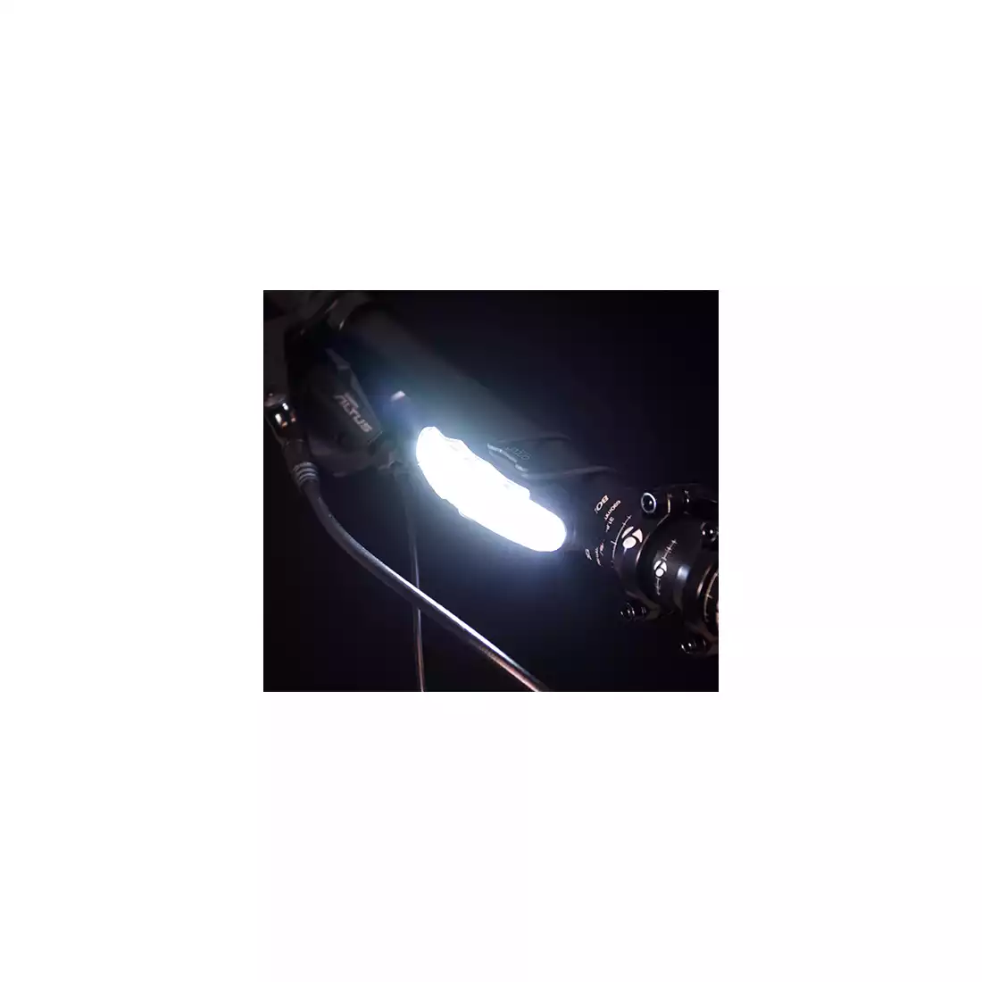 Lampka przednia SPANNINGA ARCO XB 80 lumenów usb czarna (NEW) SNG-999174