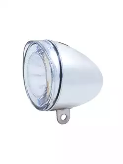 Lampka przednia SPANNINGA SWINGO XB 10 luxów/50 lumenów+ baterie chrom (NEW) SNG-H070017