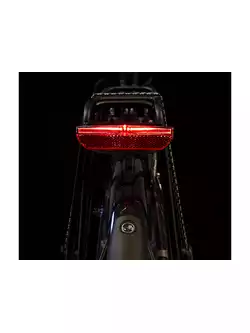 SPANNINGA VIVO XDS Lampka rowerowa tylna na bagażnik pod dynamo SNG-R623008