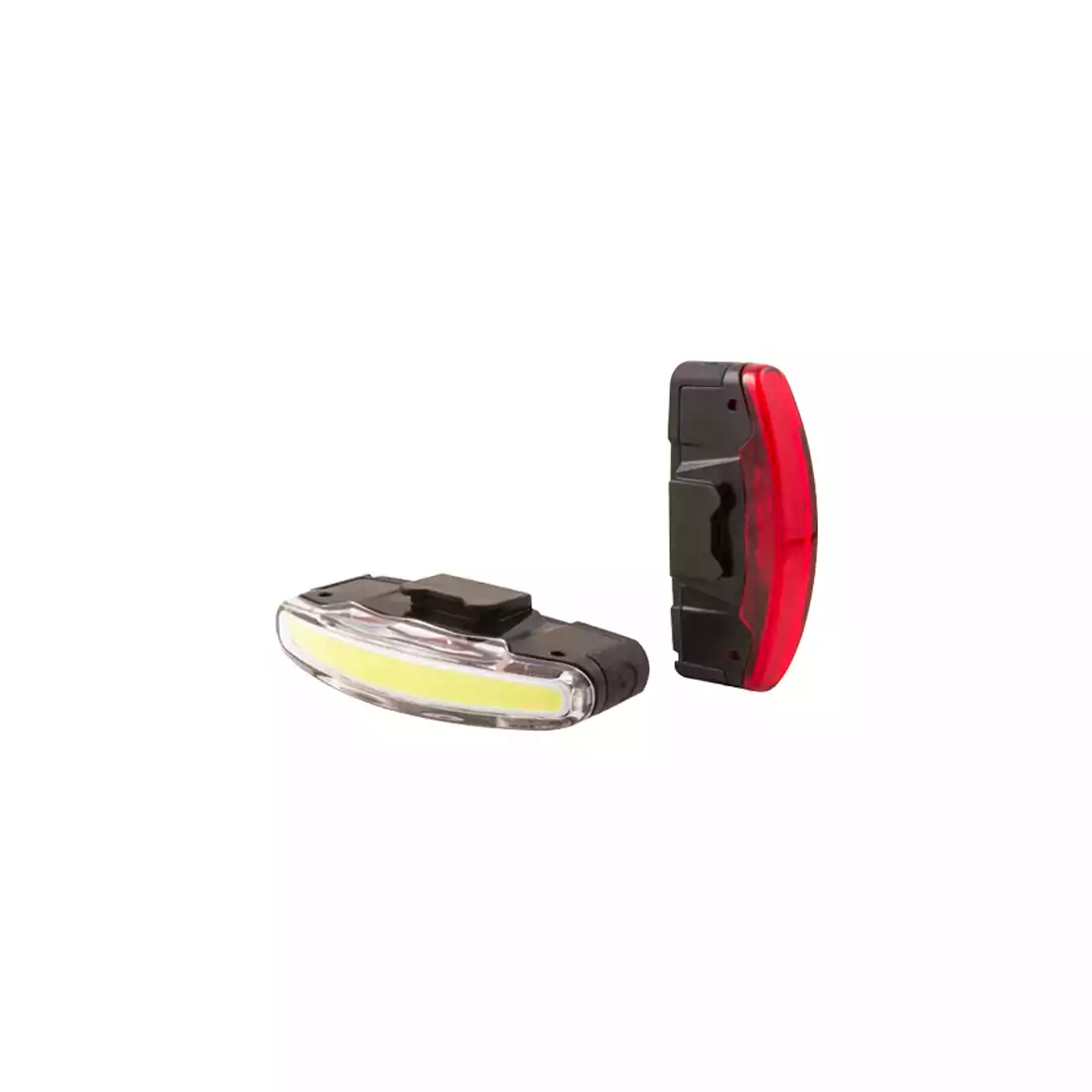 Zestaw lampek SPANNINGA ARCO USB przód 80 lumenów, ARCO USB tył 30 lumenów czarna (NEW) SNG-999176