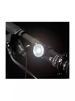 Zestaw lampek SPANNINGA DOT 10 lumenów baterie przód czarna, DOT 10 lumenów baterie tył czarna (NEW) SNG-999173