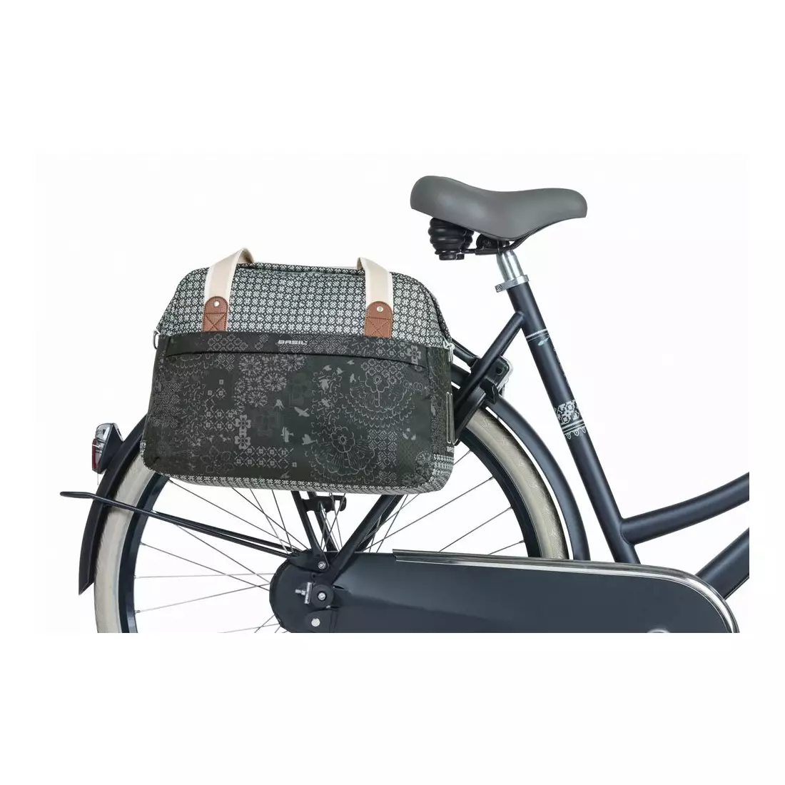 BASIL pojedyncza sakwa rowerowa tylna boheme carry all bag 18L charcoal BAS-18009