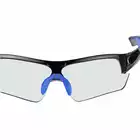 Rockbros 10111 okulary rowerowe / sportowe z fotochromem czarno niebieskie