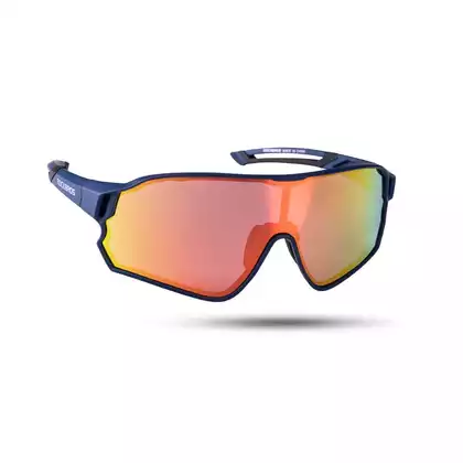 Rockbros 10134 okulary rowerowe / sportowe z polaryzacją niebieskie