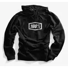 100% bluza sportowa męska essential hooded pullover black STO-36007-001-10
