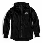 100% bluza sportowa męska stratosphere hooded zip tech fleece black STO-37003-001-10