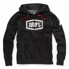 100% bluza sportowa męska syndicate hooded zip black heather white STO-36017-181-10