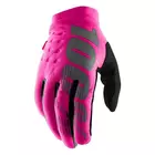 100% damskie rękawiczki rowerowe brisker cold weather, różowy STO-11016-263-10
