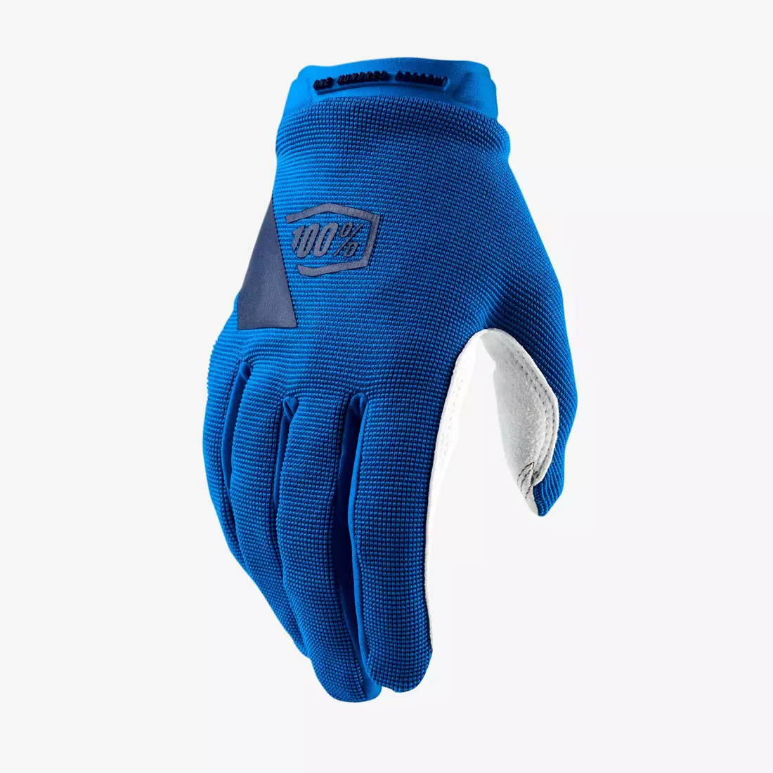 100% damskie rękawiczki rowerowe ridecamp niebieskie STO-11018-002-10