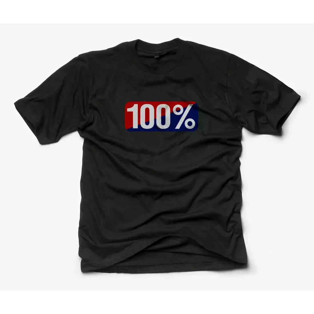 100% koszulka męska krótki rękaw classic black STO-32001-001-11