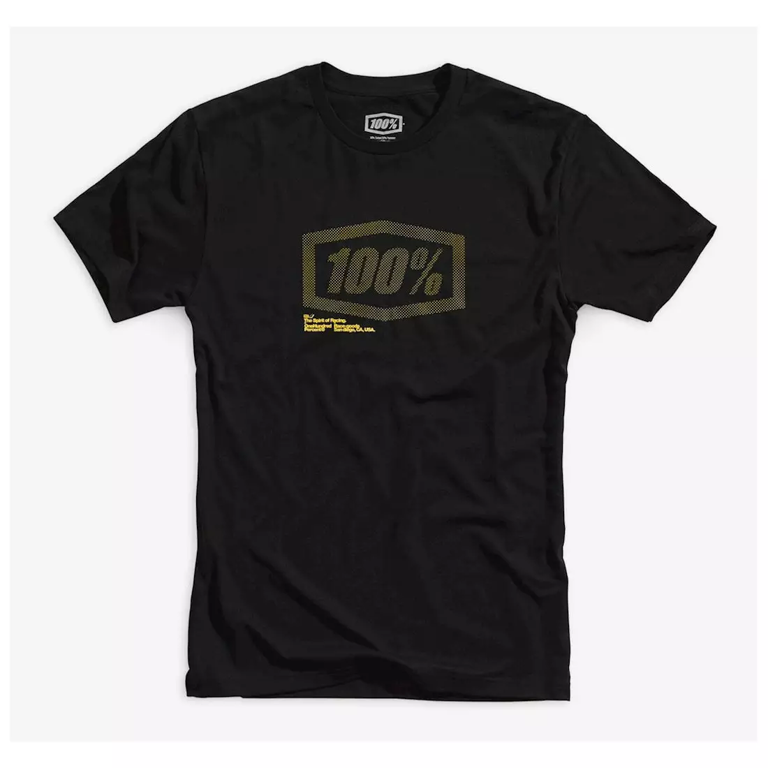 100% koszulka męska krótki rękaw occult black STO-32096-001-11
