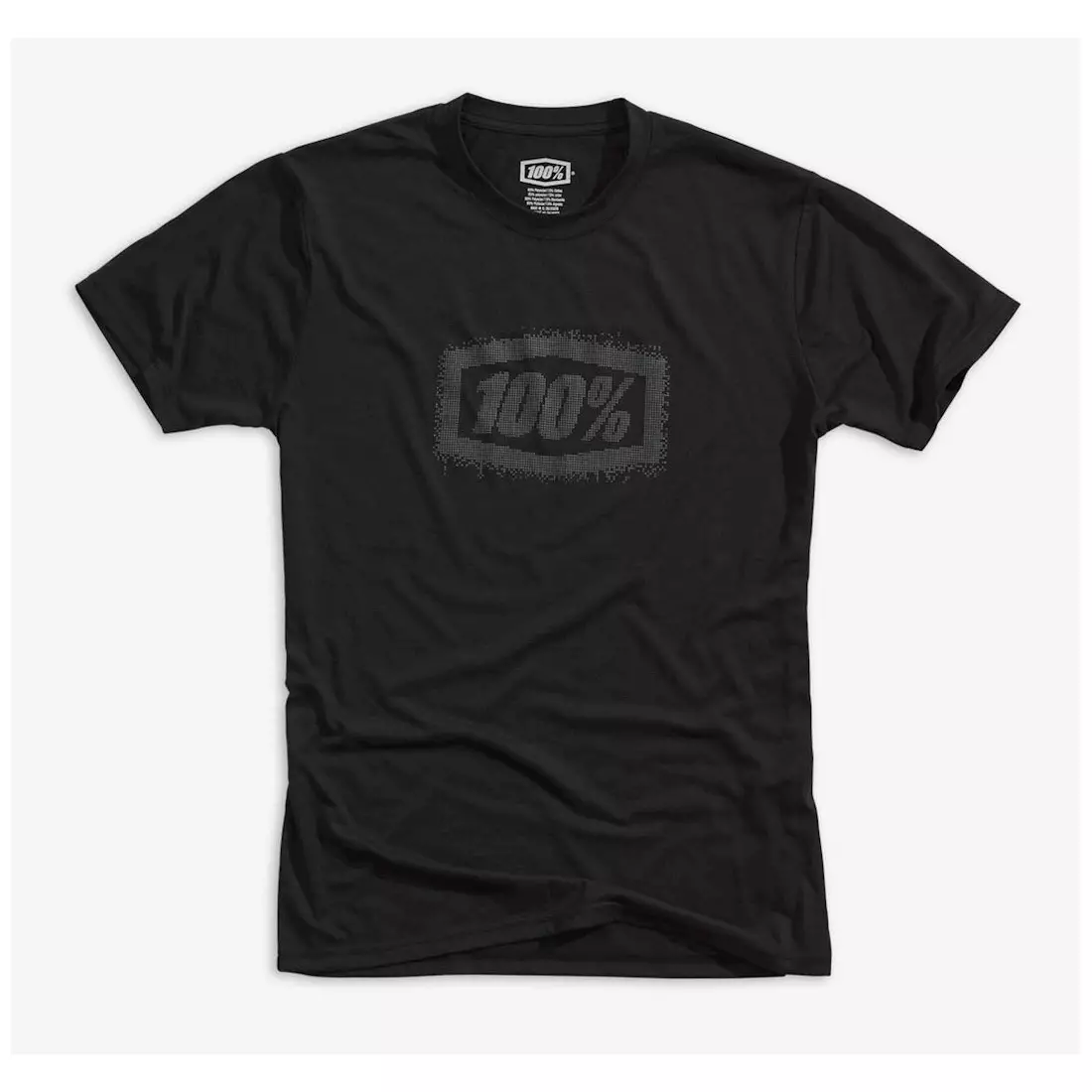 100% koszulka męska krótki rękaw positive tech tee black STO-35011-001-11