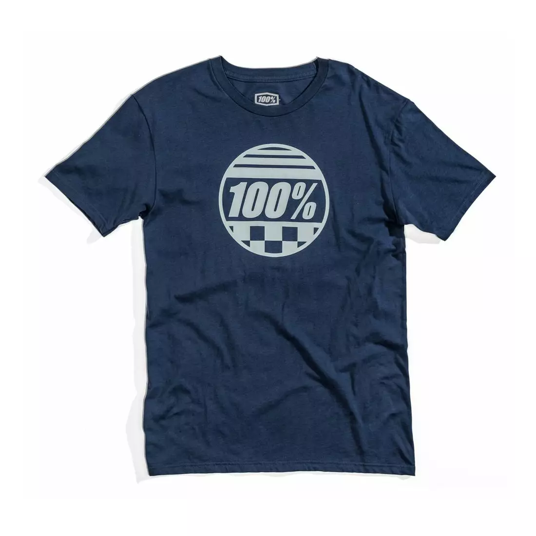 100% koszulka męska krótki rękaw sector slate blue STO-32108-182-13