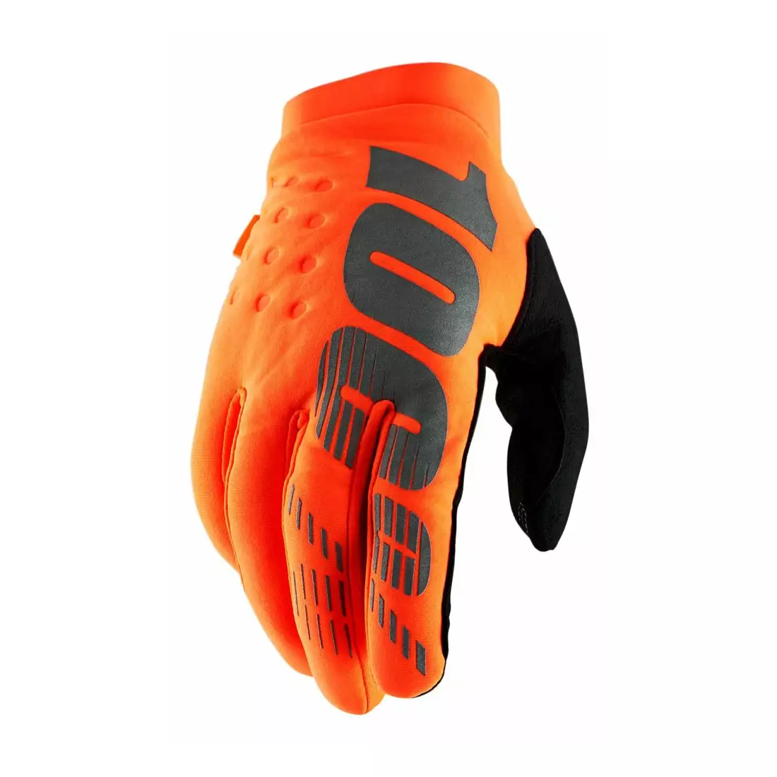 100% rękawiczki rowerowe brisker cold weather pomarańczowy STO-10016-260-12