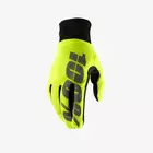 100% rękawiczki rowerowe hydromatic neon żółty STO-10011-004-12