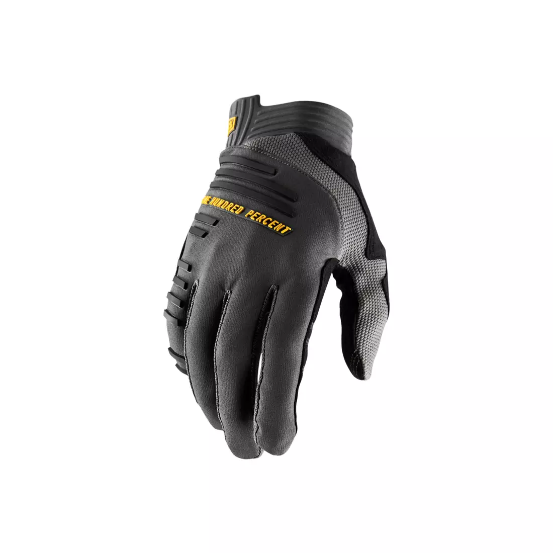 100% rękawiczki rowerowe r-core szary STO-10017-052-12