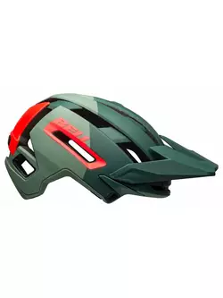 BELL SUPER AIR R MIPS SPHERICAL kask rowerowy full face, matte gloss green infrared