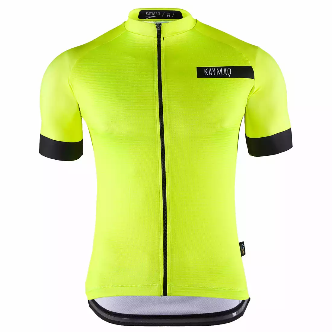 KAYMAQ BMK001 męska koszulka rowerowa 01.165 fluor żółty