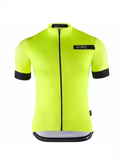 KAYMAQ BMK001 męska koszulka rowerowa 01.165 fluor żółty