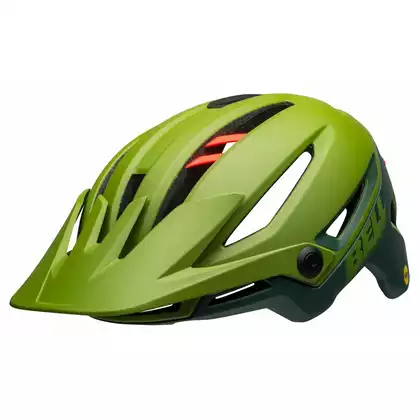 BELL kask rowerowy mtb SIXER INTEGRATED MIPS, matte gloss green infrared 