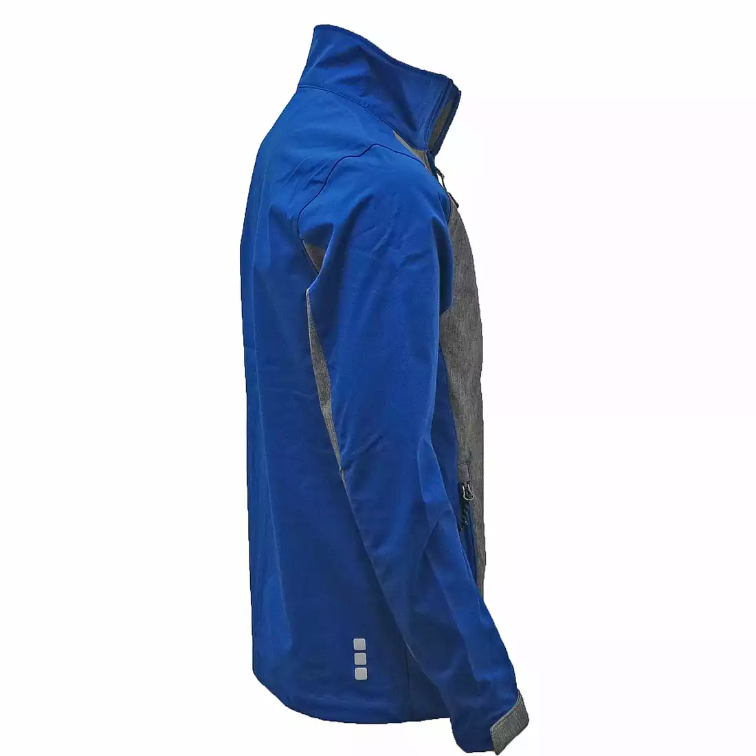 Softshell VESPER kurtka sportowa szary-niebieski