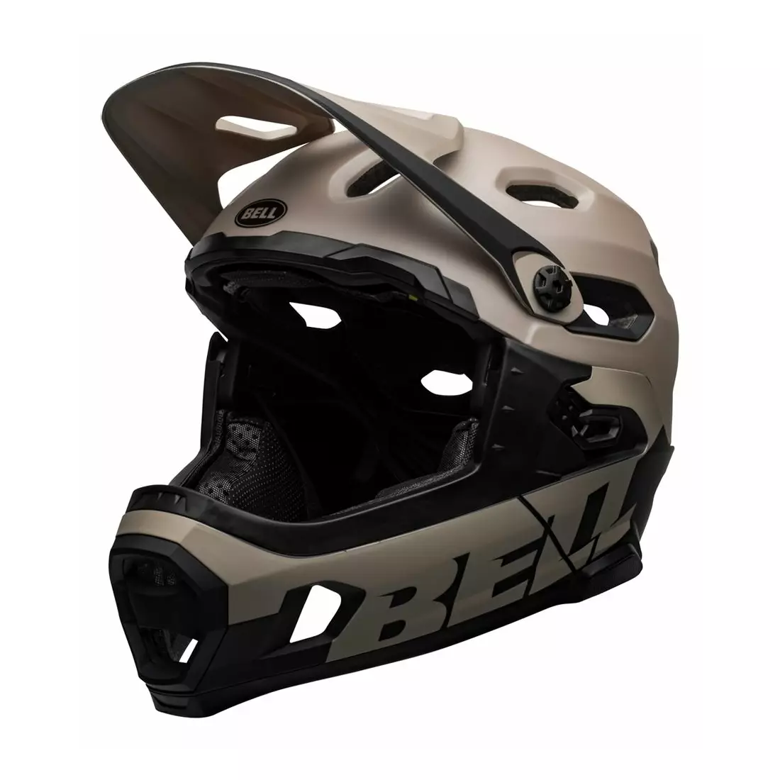 BELL SUPER DH MIPS SPHERICAL kask rowerowy full face, matte gloss sand black