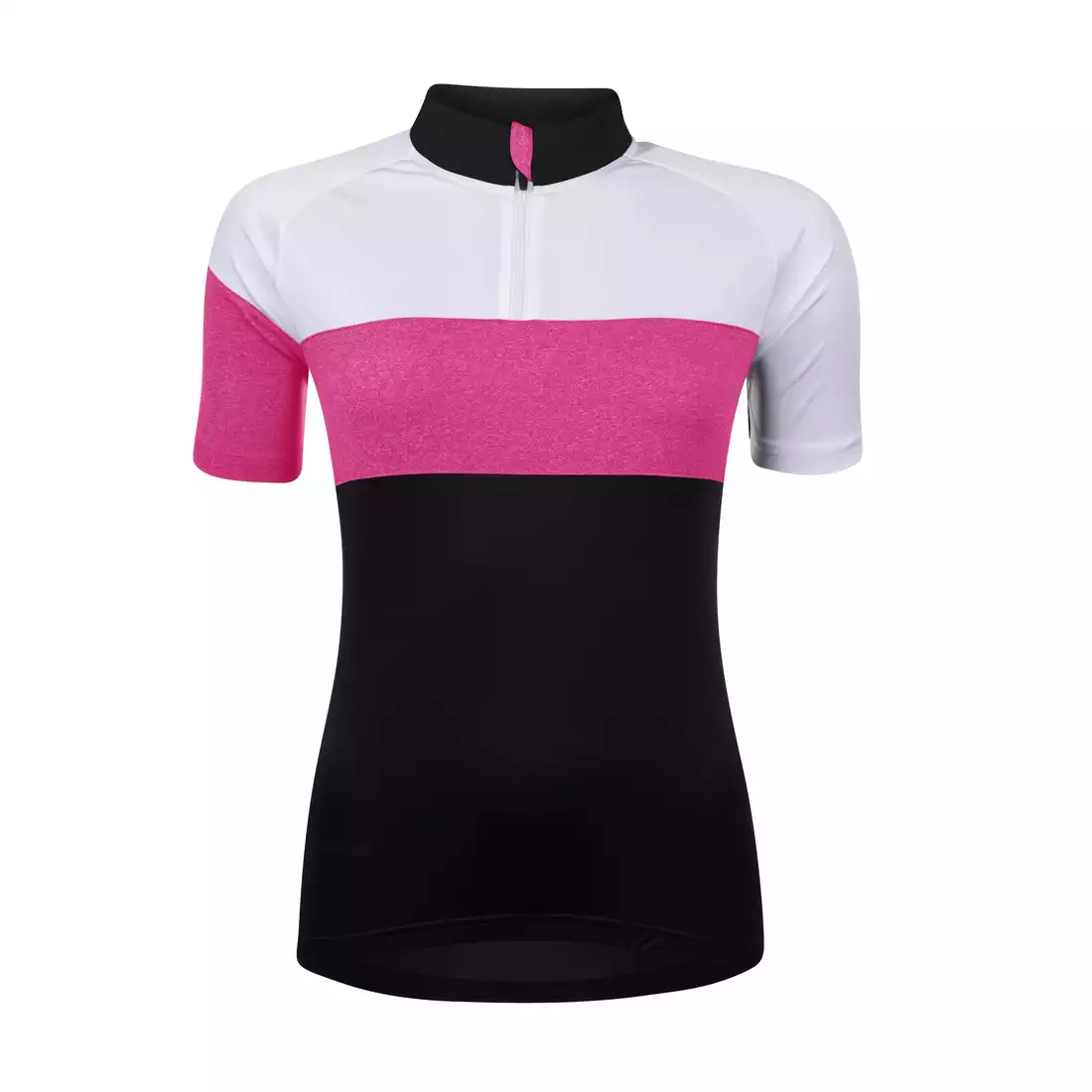 FORCE VIEW LADY damska koszulka rowerowe MTB, czarno-biało-szary 9001326