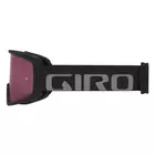 GIRO gogle rowerowe tazz mtb black grey (szyba kolorowa AMBER SCARLET trail + Szyba Przeźroczysta 99% S0) GR-7097840