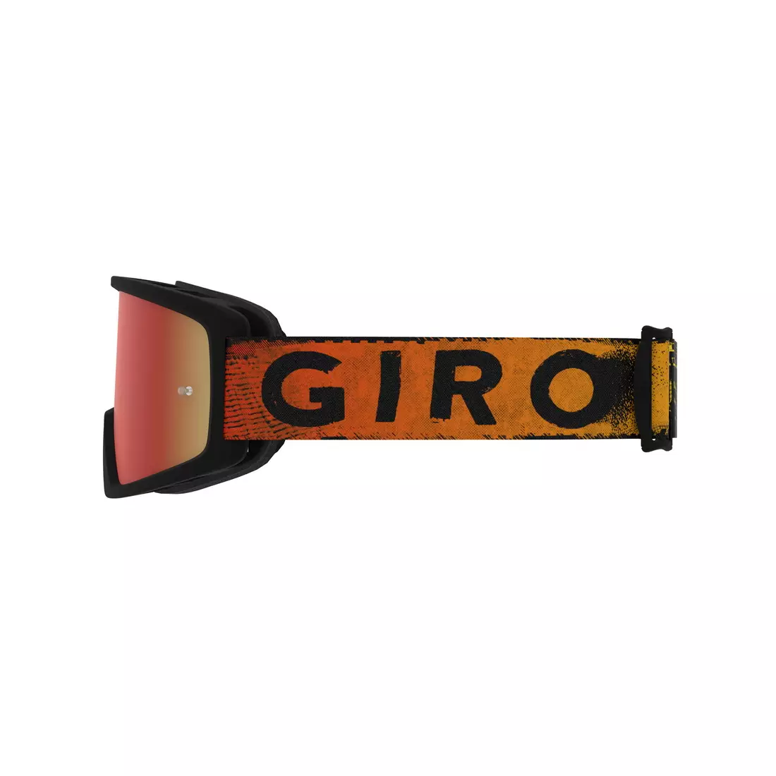 GIRO gogle rowerowe tazz mtb black red hypnotic (szyba kolorowa AMBER SCARLET trail + Szyba Przeźroczysta 99% S0) GR-7114186