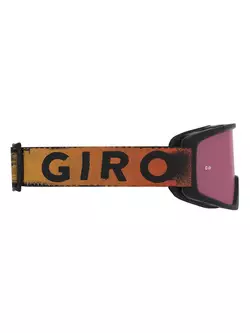 GIRO gogle rowerowe tazz mtb black red hypnotic (szyba kolorowa VIVID-Carl Zeiss TRAIL + Szyba Przeźroczysta 99% S0) GR-7114191