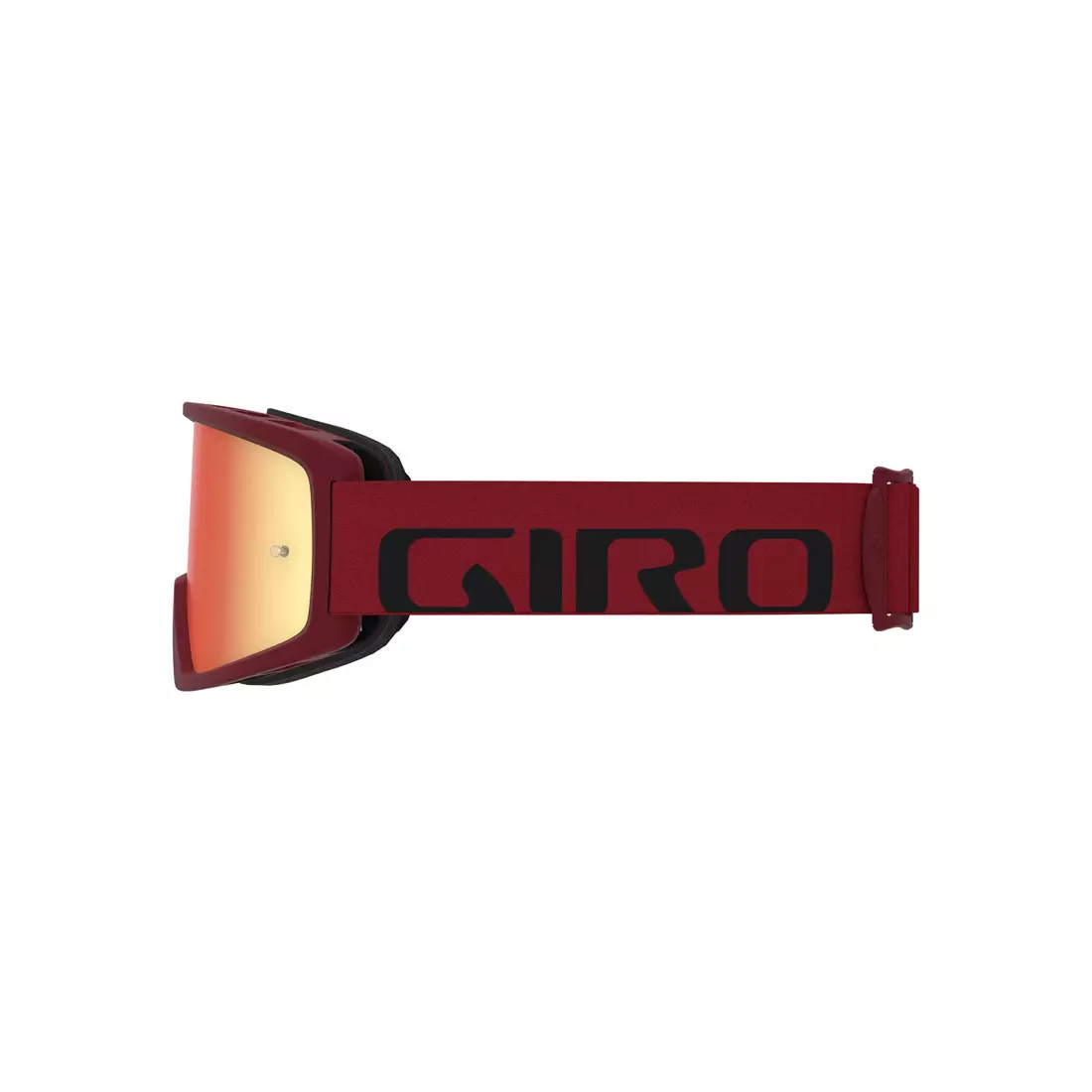 GIRO gogle rowerowe tazz mtb red black (szyba kolorowa AMBER S3 + Szyba Przeźroczysta S0) mocowanie pod zrywki GR-7097841