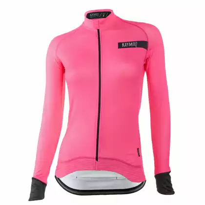KAYMAQ BDK002 damska bluza rowerowa różowa 