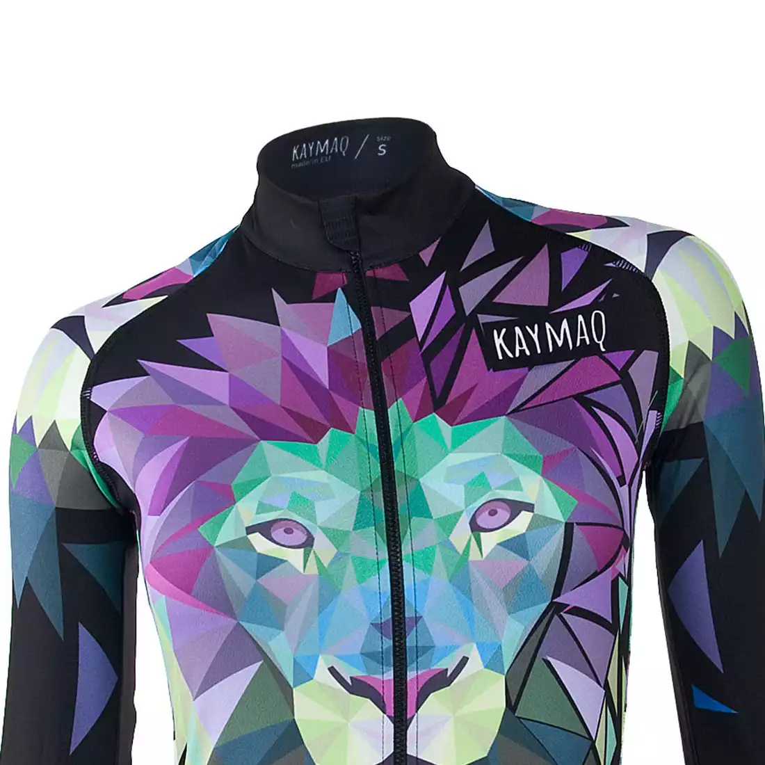 KAYMAQ POLYGONAL LION damska bluza rowerowa