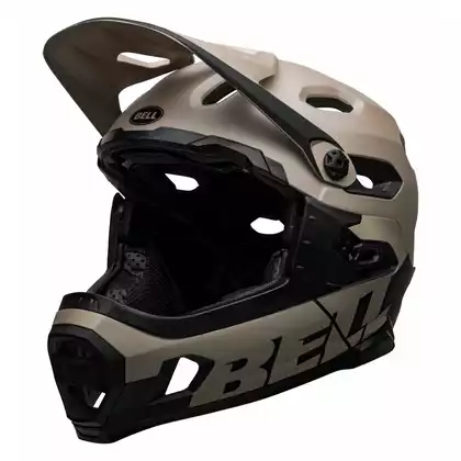 BELL kask rowerowy full face super dh mips spherical matte gloss sand black BEL-7113180