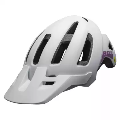 BELL damski kask rowerowy mtb nomad w integrated mips matte white purple BEL-7118735