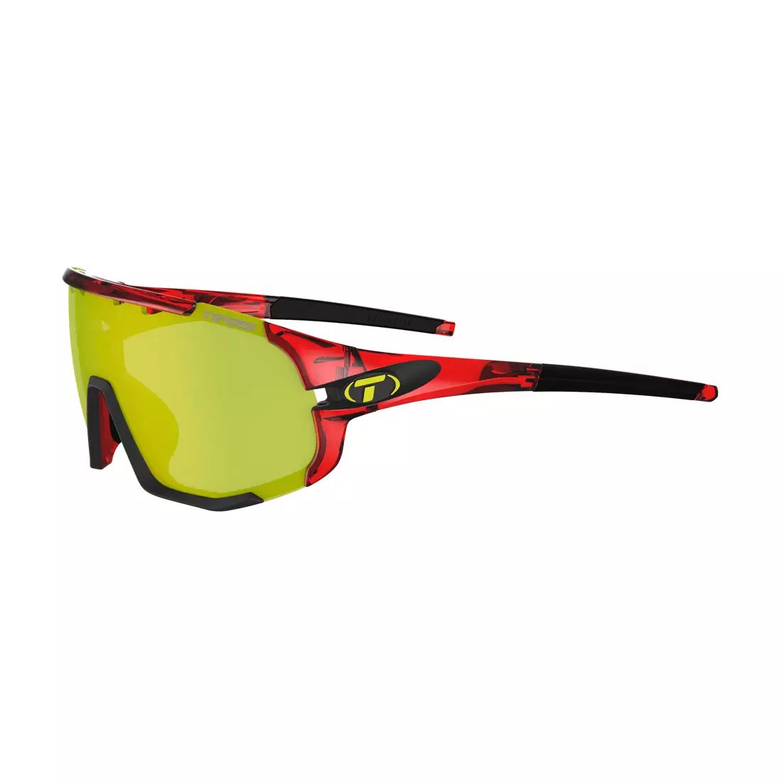 TIFOSI okulary sportowe z wymiennymi szkłami sledge clarion crystal red (Clarion Yellow, AC Red, Clear) TFI-1630109827